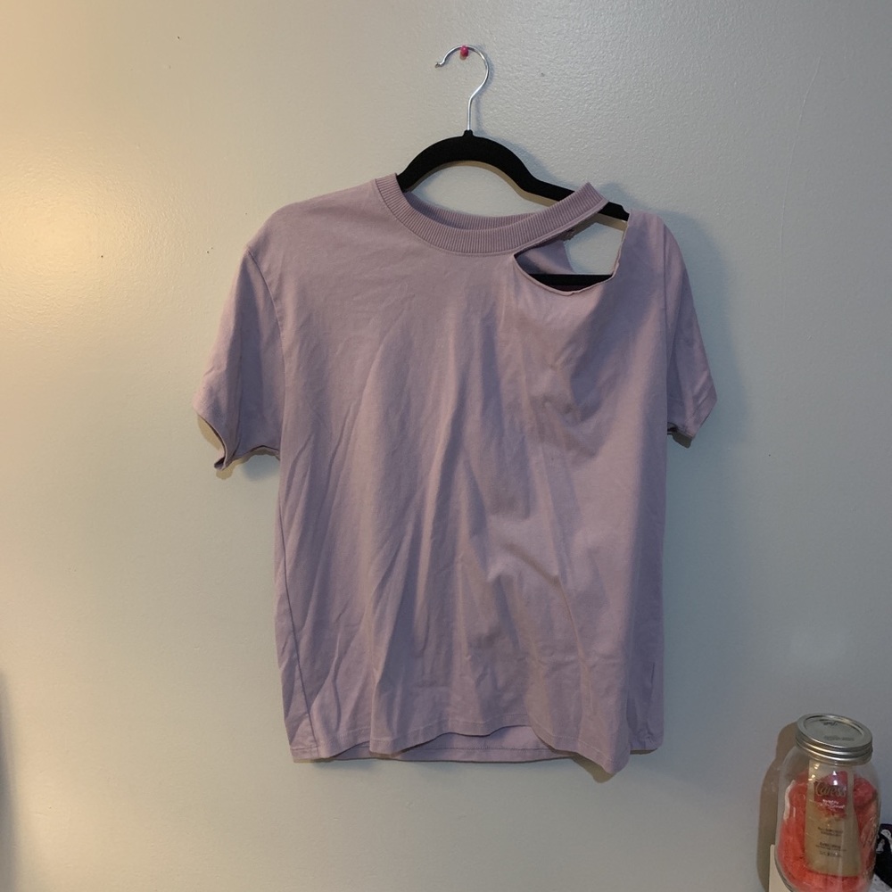 Forever21 Purple Off The Shoulder Top